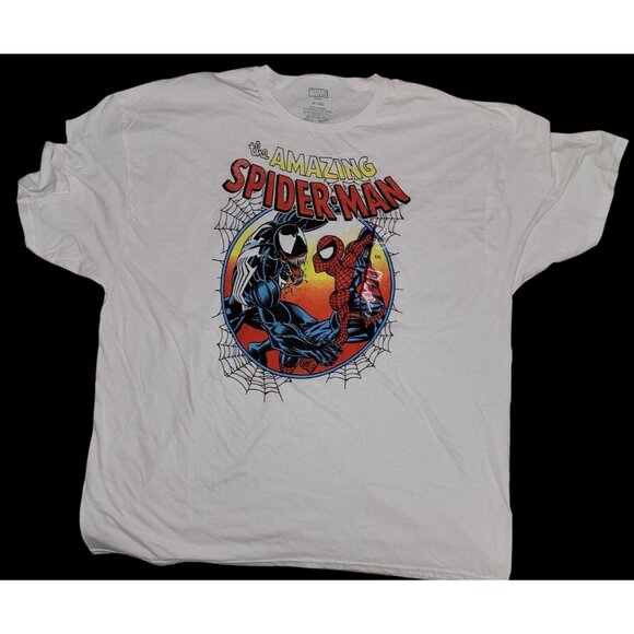 Vintage Marvel Amazing Spider-Man & Venom Graphic T-Shirt 2X - Picture 1 of 3